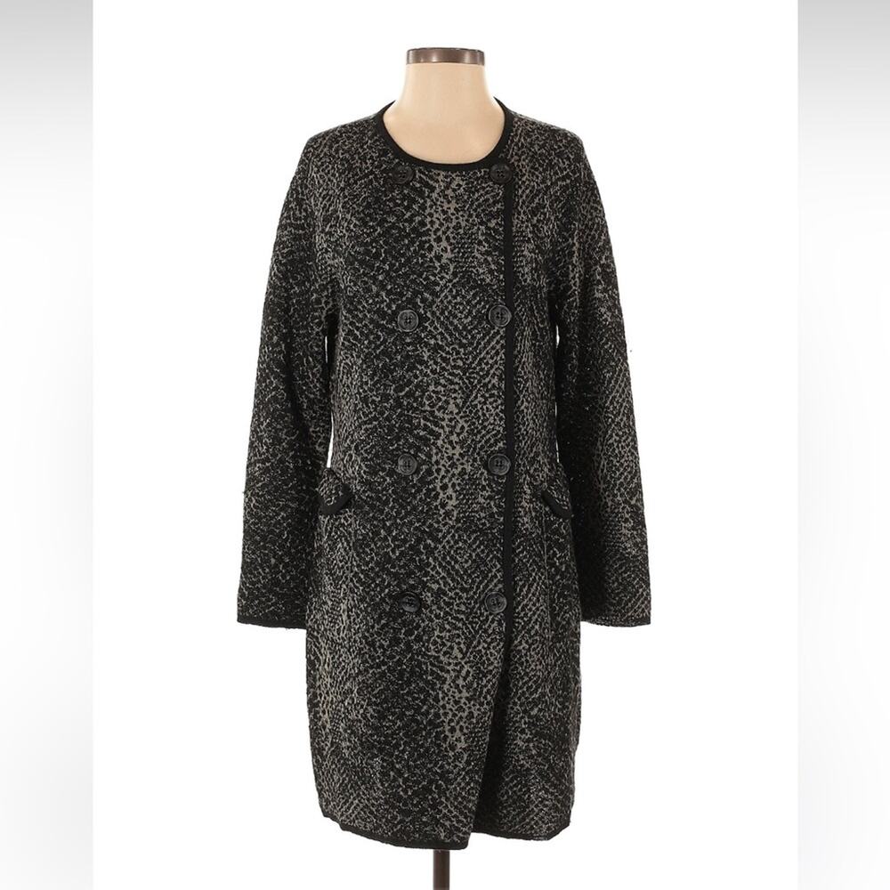 Kuna baby alpaca wool sweater long cardigan jacket, size 1 or sm to med